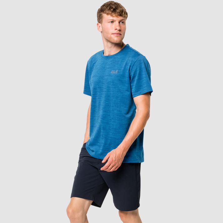 Jack Wolfskin Mens Hydropore Xt T-shirt Blue 724981JFG